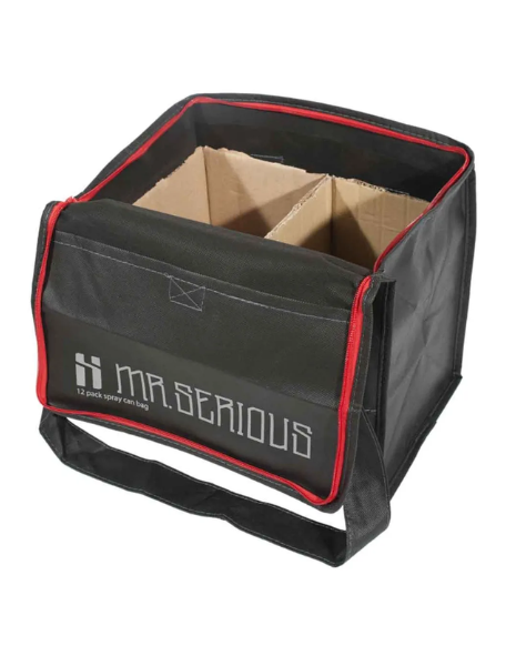 Mr Serious - 12 pack spray can bag