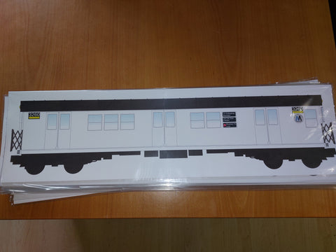 Trainpad sketches sticker "single train"